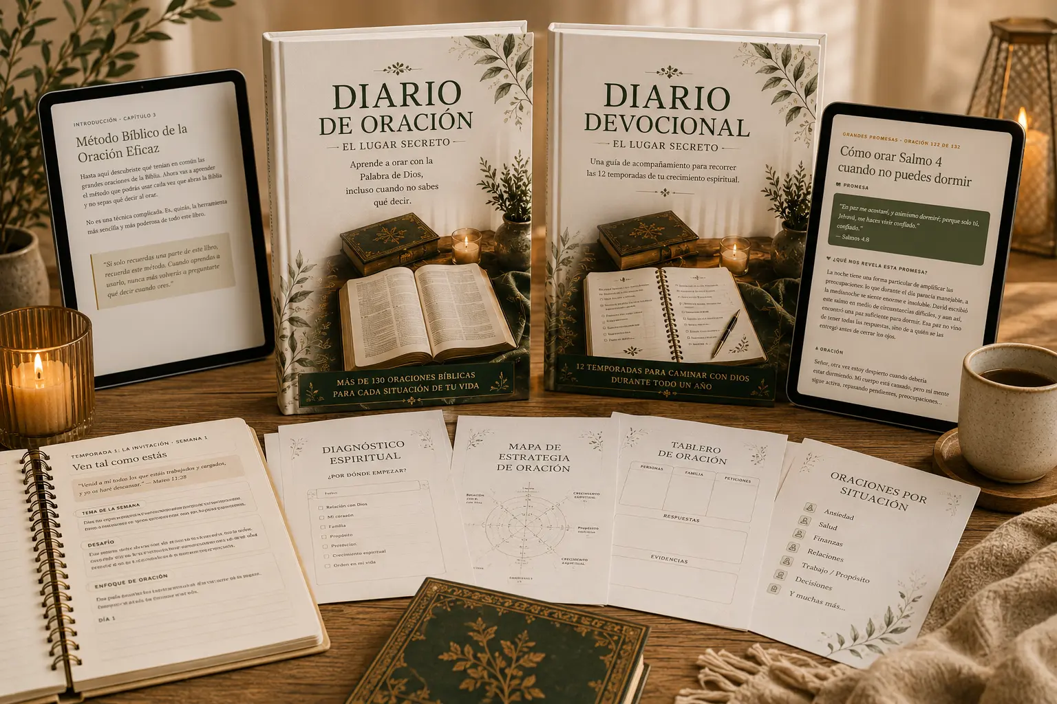 Diario de Oración y Diario Devocional El Lugar Secreto